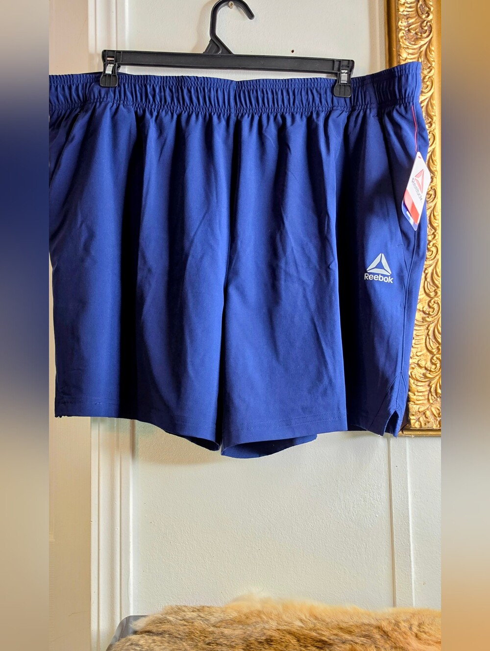Reebok Men's Navy Athletic Shorts